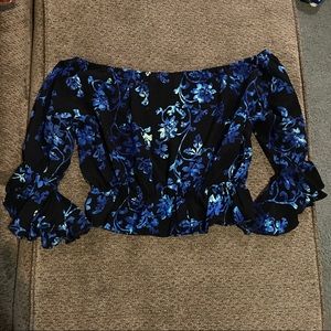 Hand Dyed Off the Shoulder Top